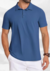 Chomba microfibra elastizada Modelo POLO - AZUL (importado) - comprar online