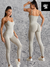 CATSUIT LISO importado Push Up modelo Luna Tiza