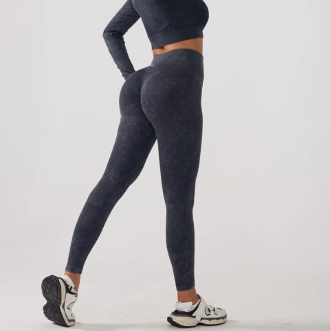 Calza de diseño modelo MORLEY Gris Oscuro - (Importada/efecto push up)