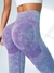 Calza Seamless Importada Gaspeada Lisa VIOLETA - comprar online