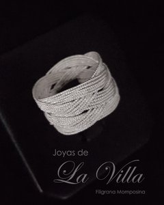 anillo en filigrana momposina, plata ley 950, Mompos, Mompos anillo en filigrana momposina, plata ley 950, Mompos, Mompox