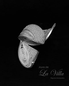 anillo en filigrana momposina, plata ley 950, Mompos, Mompos anillo en filigrana momposina, plata ley 950, Mompos, Mompox