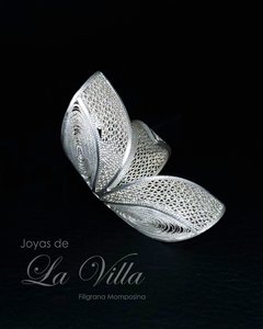 anillo en filigrana momposina, plata ley 950, Mompos, Mompos anillo en filigrana momposina, plata ley 950, Mompos, Mompox