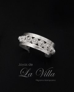 anillo en filigrana momposina, plata ley 950, Mompos, Mompos anillo en filigrana momposina, plata ley 950, Mompos, Mompox