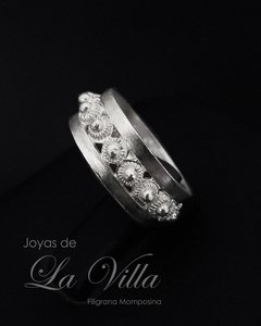 anillo en filigrana momposina, plata ley 950, Mompos, Mompos anillo en filigrana momposina, plata ley 950, Mompos, Mompox