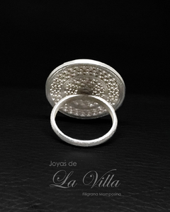 anillo en filigrana momposina, plata ley 950, Mompos, Mompos anillo en filigrana momposina, plata ley 950, Mompos, Mompox