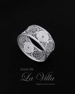 anillo en filigrana momposina, plata ley 950, Mompos, Mompos anillo en filigrana momposina, plata ley 950, Mompos, Mompox