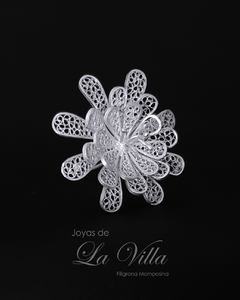 pin, prendedor en filigrana momposina, plata ley 950, Mompos, Mompox,  joyas de la villa