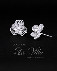 aretes en filigrana momposina, plata ley 950, Mompos, Mompox, aretas, joyas de la villa