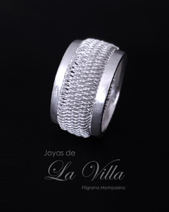 anillo en filigrana momposina, plata ley 950, Mompos, Mompos anillo en filigrana momposina, plata ley 950, Mompos, Mompox