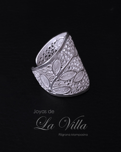 anillo en filigrana momposina, plata ley 950, Mompos, Mompos anillo en filigrana momposina, plata ley 950, Mompos, Mompox