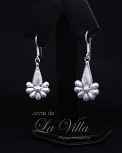 aretes en filigrana momposina, plata ley 950, Mompos, Mompox, aretas, joyas de la villa
