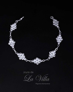 pulsera en filigrana momposina, plata ley 950, Mompos, Mompox, brazalete
