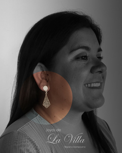 aretes en filigrana momposina, plata ley 950, Mompos, Mompox, aretas, joyas de la villa