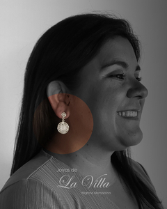 aretes en filigrana momposina, plata ley 950, Mompos, Mompox, aretas, joyas de la villa