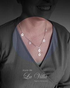 Gargantilla en filigrana momposina, plata ley 950, Mompos, Mompox, joyas de la villa