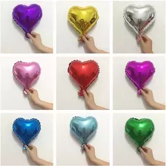 Globo Corazón 5´´ Metalizado