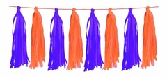 Guirnalda Borlas de Papel Varios Colores - comprar online