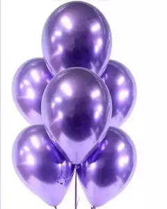 Globo de Látex Chrome 12" x unidad