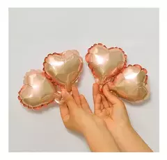 Globo Corazón 5´´ Metalizado - comprar online