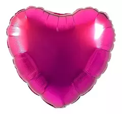 Globo Corazón 9" Metalizado