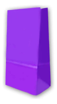 bolsa papel base cuadrada - Acuarela de Colores