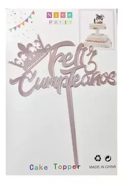 Adorno Feliz Cumpleaños Corona
