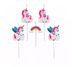 Velas Formas Set Unicornios - comprar online