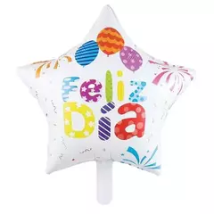 Globo Estrella "Feliz Día" Multicolor 10´´ en internet