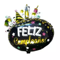 Globo Feliz cumpleaños Brindis 26"