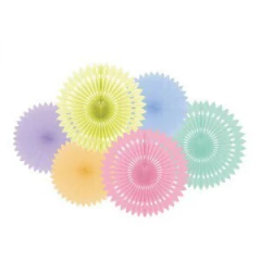 Abanico Color Pastel x unidad