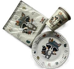 Servilletas de papel "Mapache" - comprar online