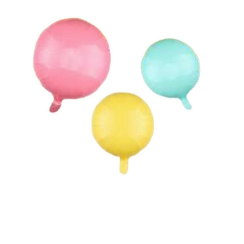 Globo "Redondo" liso pastel x unidad