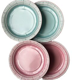 Plato polipapel Perlado x unidad - comprar online