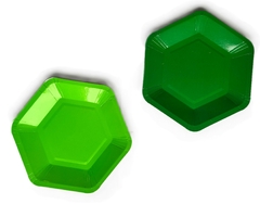 Plato Polipapel Hexagonal x unidad - tienda online