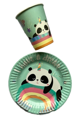 Vaso Polipapel Panda x unidad - comprar online