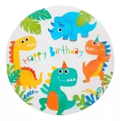 Plato Polipapel Dino x unidad