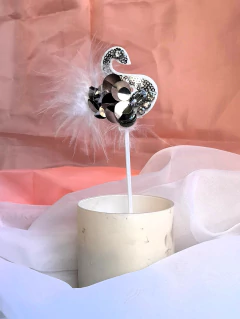 Adorno de torta Cisne x unidad