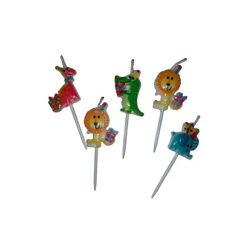 Vela forma animalito selva x 5