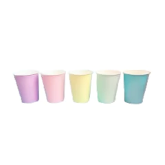 Vaso Polipapel Colores Pasteles x unidad