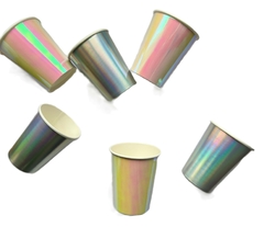 Vaso Polipapel Iridiscente x unidad en internet
