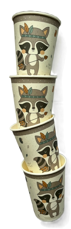 Vaso Polipapel Mapache x unidad