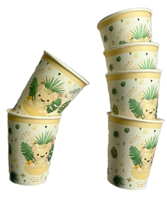 Vaso Polipapel Animalitos Salvajes x unidad