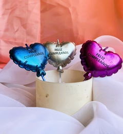 Vela Globo Corazón x unidad