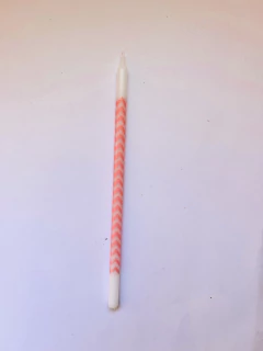 Vela Largas impresas Rosa y Dorado - tienda online