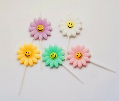 Velas Margaritas x 5 unidades - comprar online
