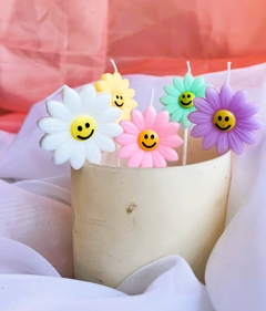 Velas Margaritas x 5 unidades