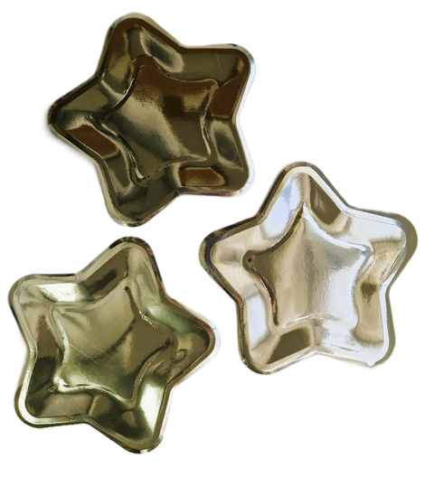 Plato Polipapel Estrella x unidad