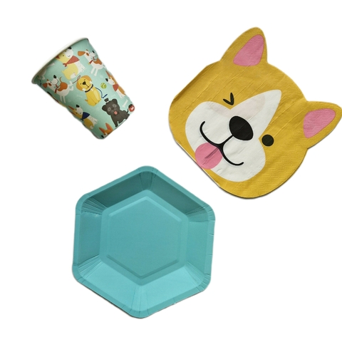 Servilleta de papel Cachorros