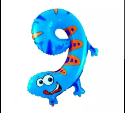 Globo Número Animal Nro 9